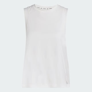 Foto 3 | Yga Tank Adidas Blanco Mujer