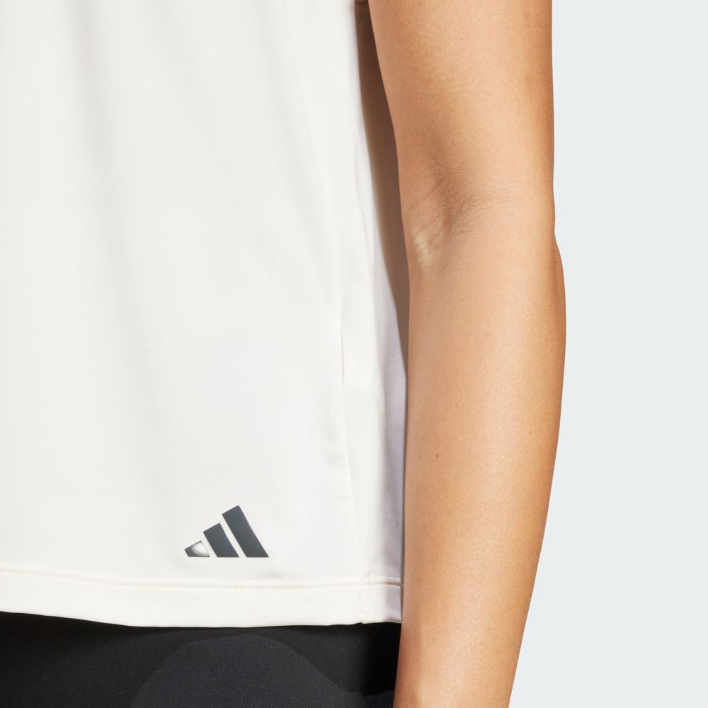 Foto 7 pulgar | Yga  Tank Adidas Blanco Mujer