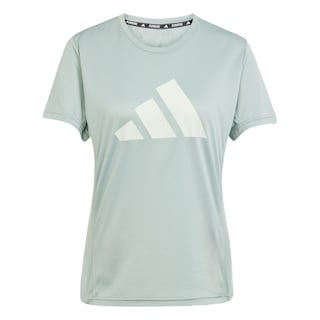 Foto 1 | Camiseta Run It Adidas Verde Mujer
