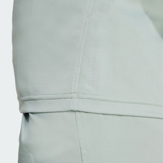Foto 7 | Camiseta Run It Adidas Verde Mujer