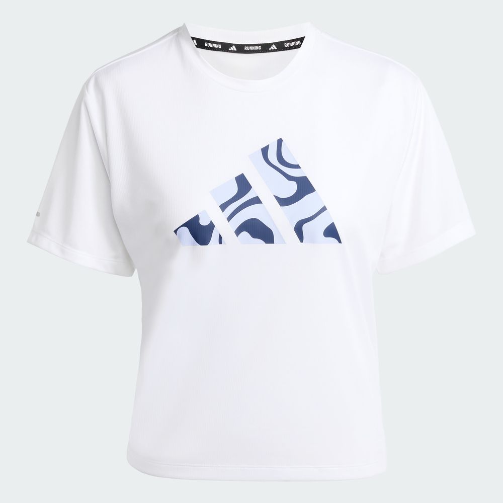 Foto 4 pulgar | Run It Bl Tee W Adidas Blanco Mujer