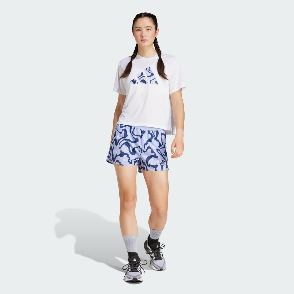Foto 7 pulgar | Run It Bl Tee W Adidas Blanco Mujer