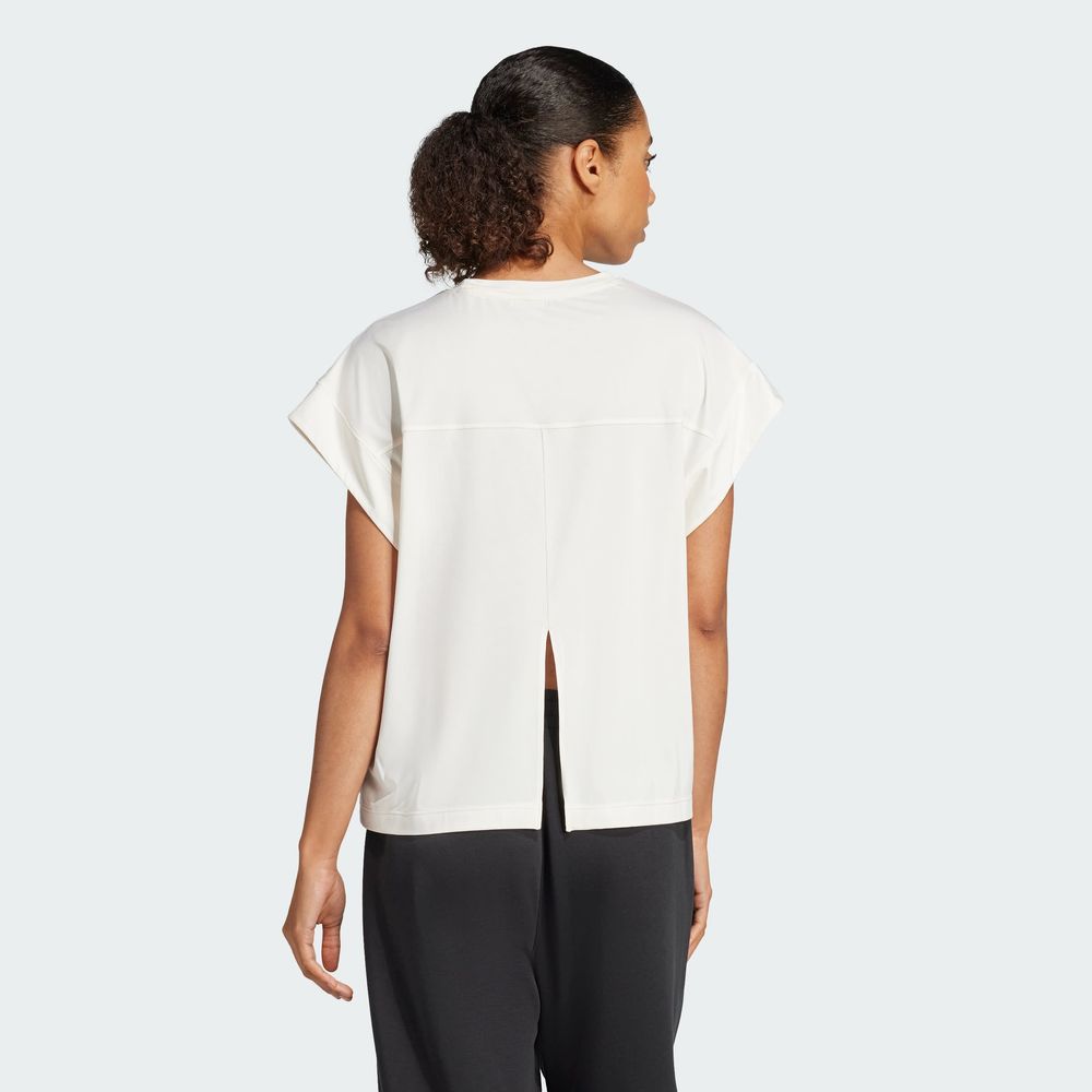 Foto 4 | Yga T Adidas Blanco Mujer