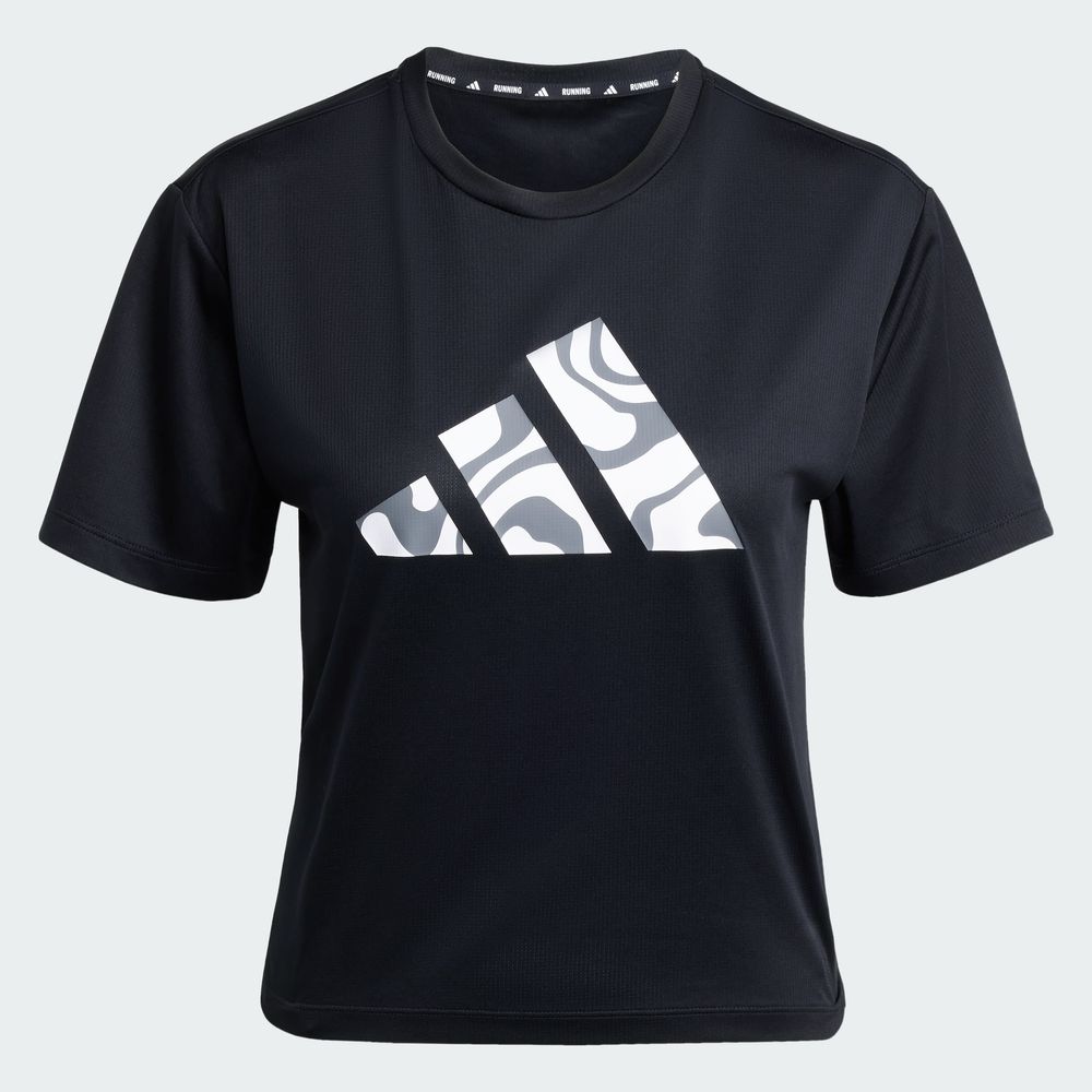 Foto 4 pulgar | Run It Bl Tee W Adidas Negro Mujer