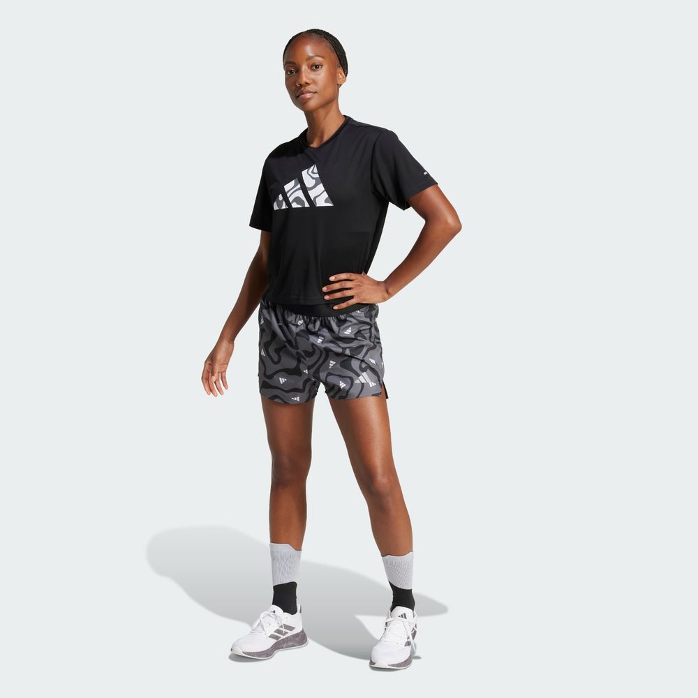 Foto 7 pulgar | Run It Bl Tee W Adidas Negro Mujer