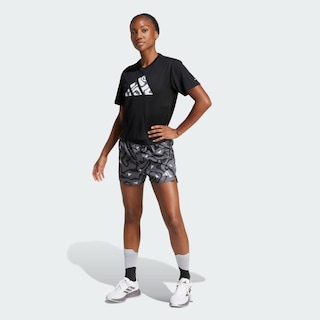 Foto 6 | Run It Bl Tee W Adidas Negro Mujer