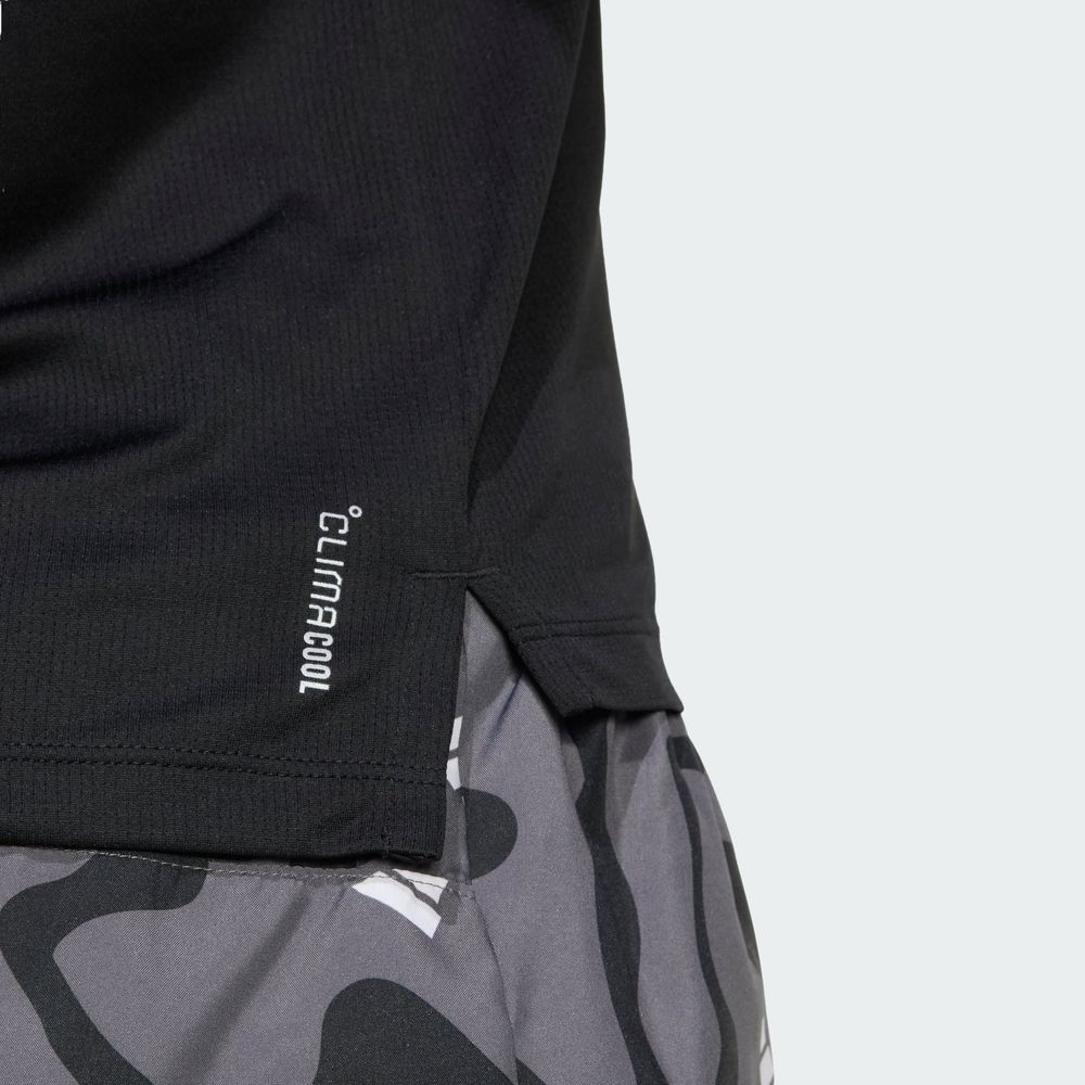Foto 8 pulgar | Run It Bl Tee W Adidas Negro Mujer