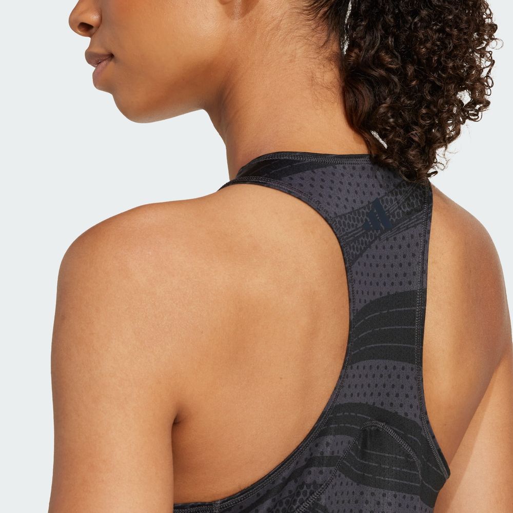 Foto 8 | Club Graph Tank Adidas Gris Mujer