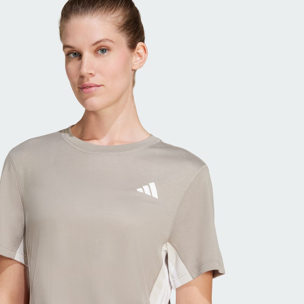 Foto 8 pulgar | Te 3s Cb Tee Adidas Beige Mujer