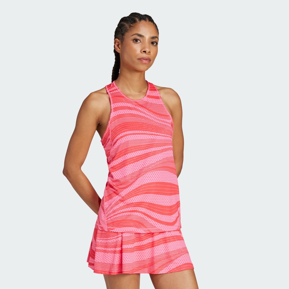 Foto 6 pulgar | Club Graph Tank Adidas Rosa Mujer