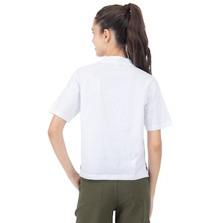 Foto 3 | Playera Ancha Básica Para Mujer Quarry Color Blanco