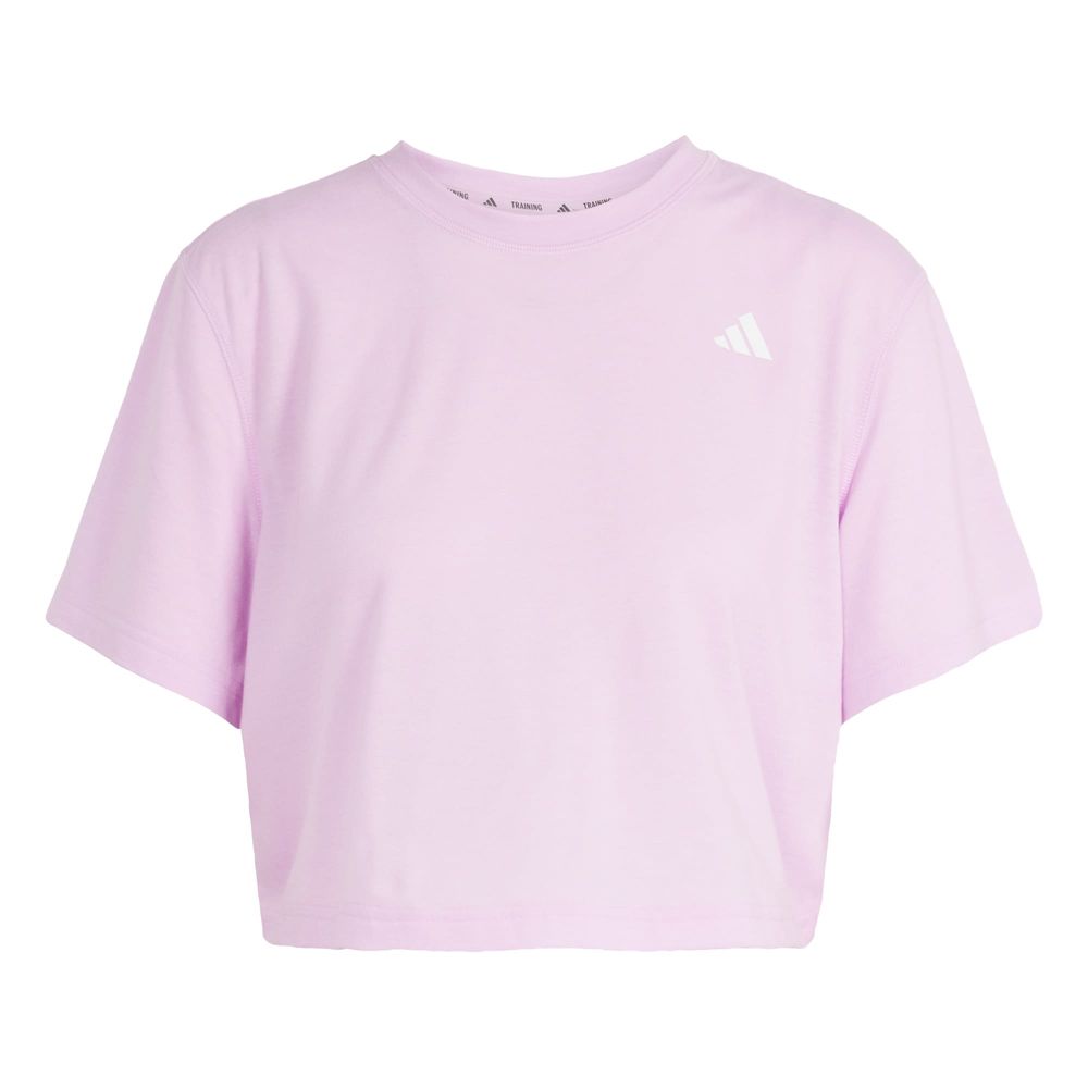 Foto 2 pulgar | Camiseta De Entrenamiento Train Essentials Boxy Adidas Violeta Mujer
