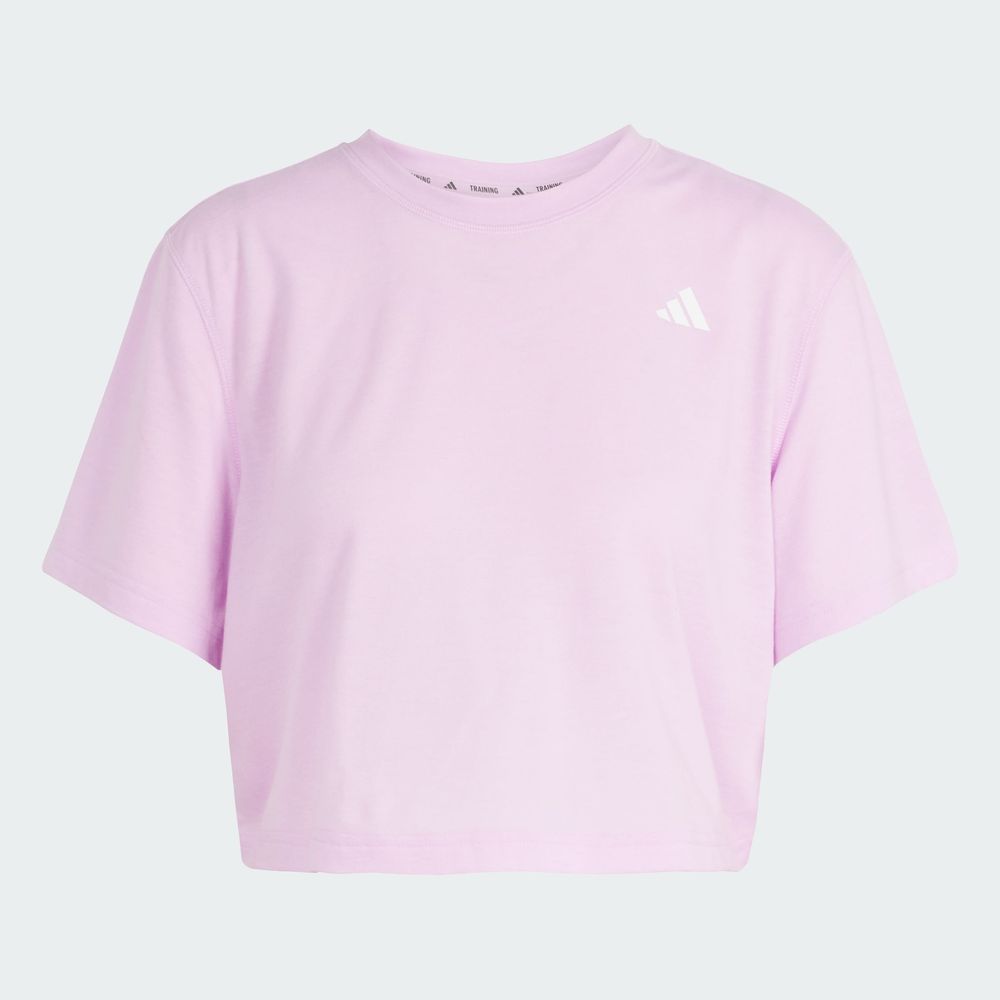 Foto 2 | Camiseta De Entrenamiento Train Essentials Boxy Adidas Violeta Mujer