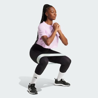 Foto 4 | Camiseta De Entrenamiento Train Essentials Boxy Adidas Violeta Mujer