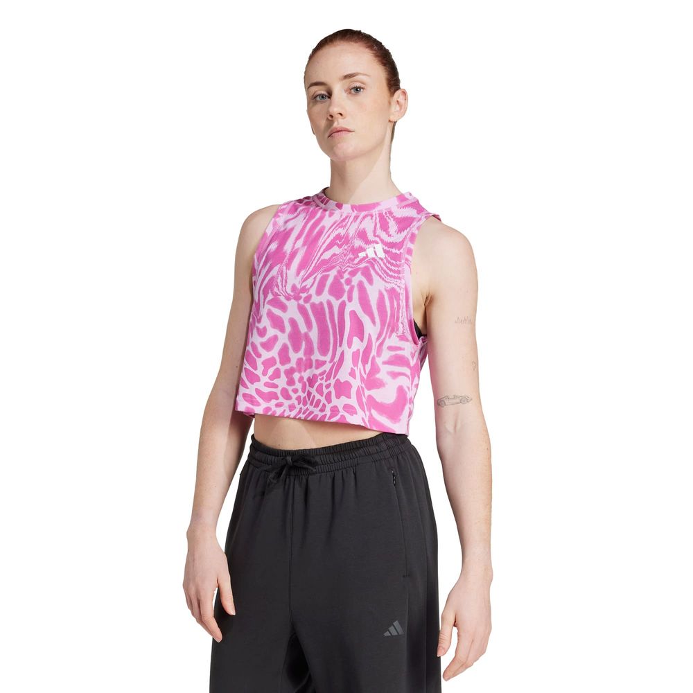 Foto 1 | We Min Aop Tank Adidas Violeta Mujer