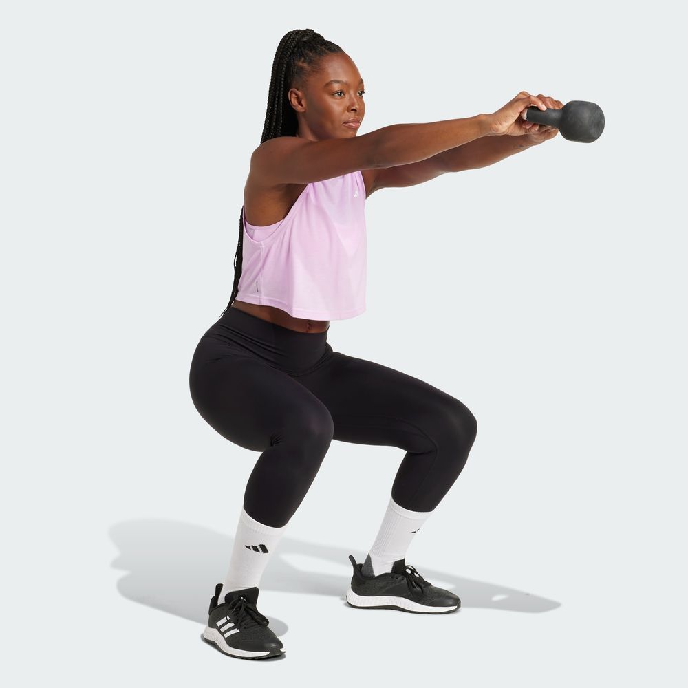 Foto 5 | Bvd Train Essentials Boxy Workout Adidas Violeta Mujer
