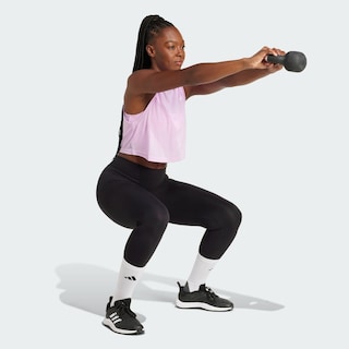 Foto 5 | Bvd Train Essentials Boxy Workout Adidas Violeta Mujer