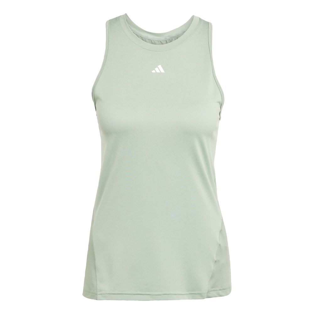 Foto 2 pulgar | Playera Sin Mangas Designed For Training Adidas Verde Mujer