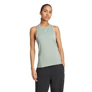 Foto 2 | Playera Sin Mangas Designed For Training Adidas Verde Mujer