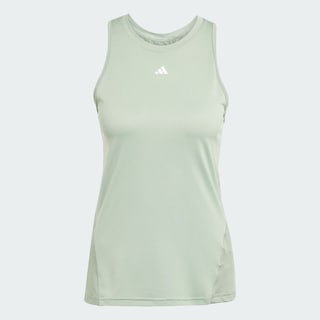 Foto 3 | Playera Sin Mangas Designed For Training Adidas Verde Mujer