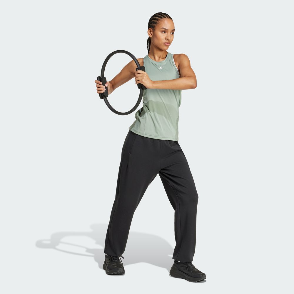 Foto 6 pulgar | Playera Sin Mangas Designed For Training Adidas Verde Mujer