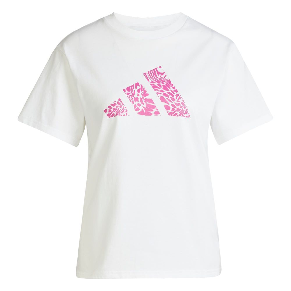 Foto 2 pulgar | W C Camo Tee Adidas Blanco para Mujer