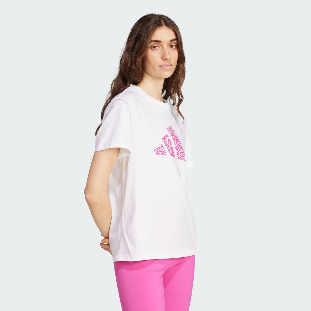 Foto 6 pulgar | W C Camo Tee Adidas Blanco para Mujer