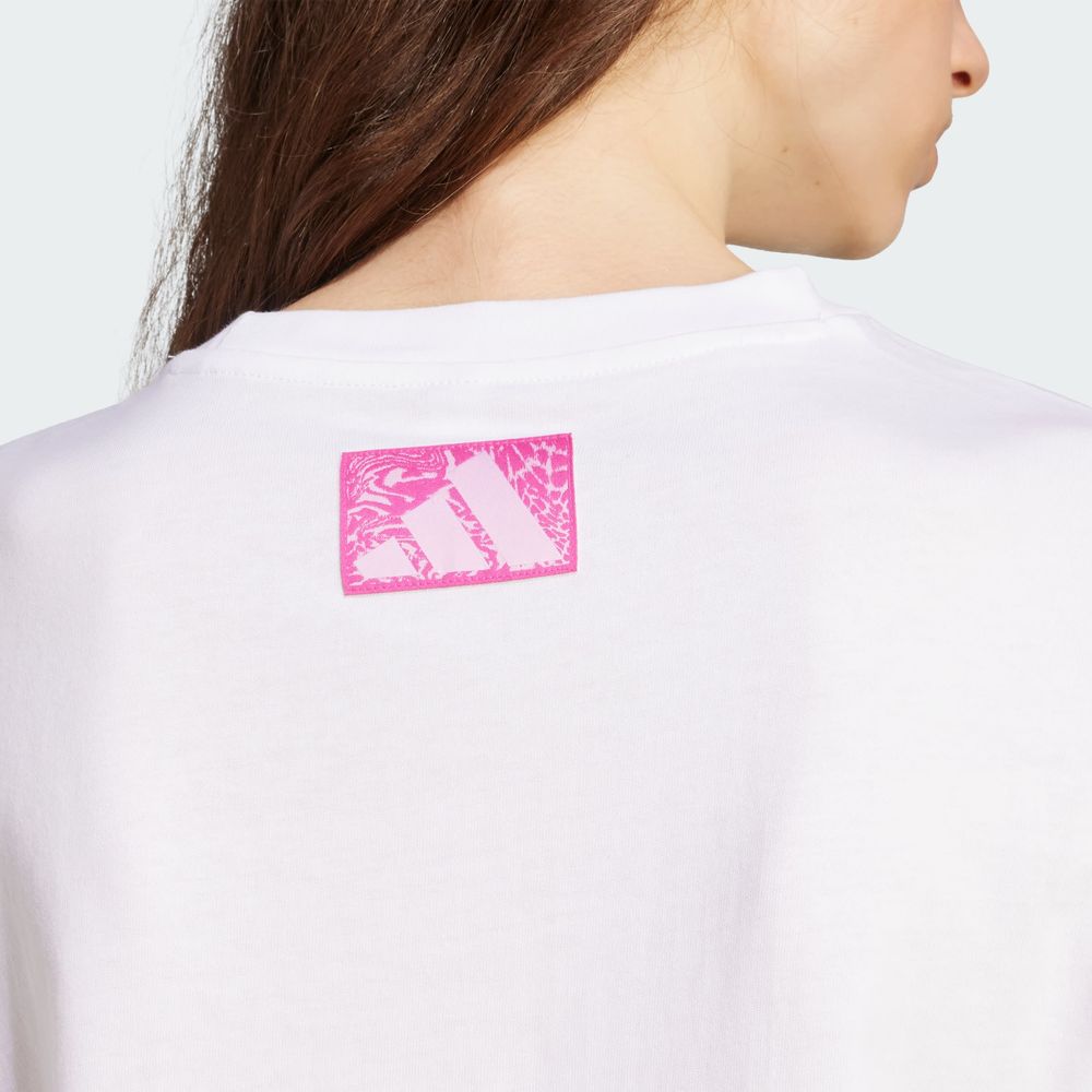 Foto 6 | W C Camo Tee Adidas Blanco para Mujer