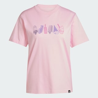 Foto 2 | W L Food Tee Adidas Rosa para Mujer