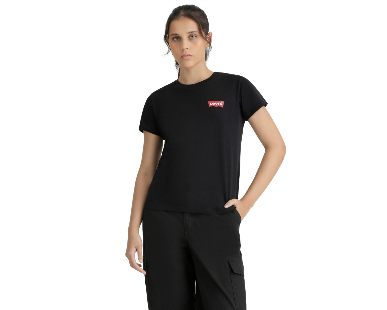 Foto 1 | Playera Perfect  17369-2961 Mujer Negro Levi’s