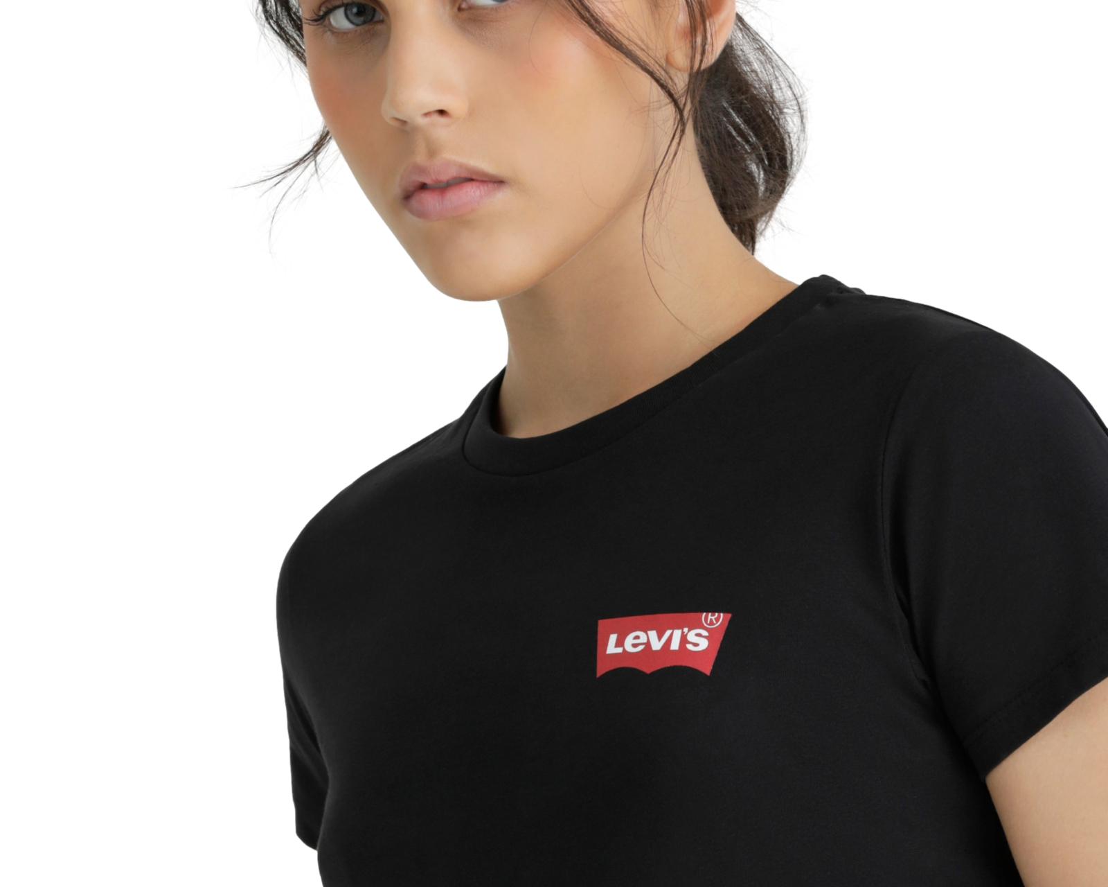 Foto 7 pulgar | Playera Perfect  17369-2961 Mujer Negro Levi’s