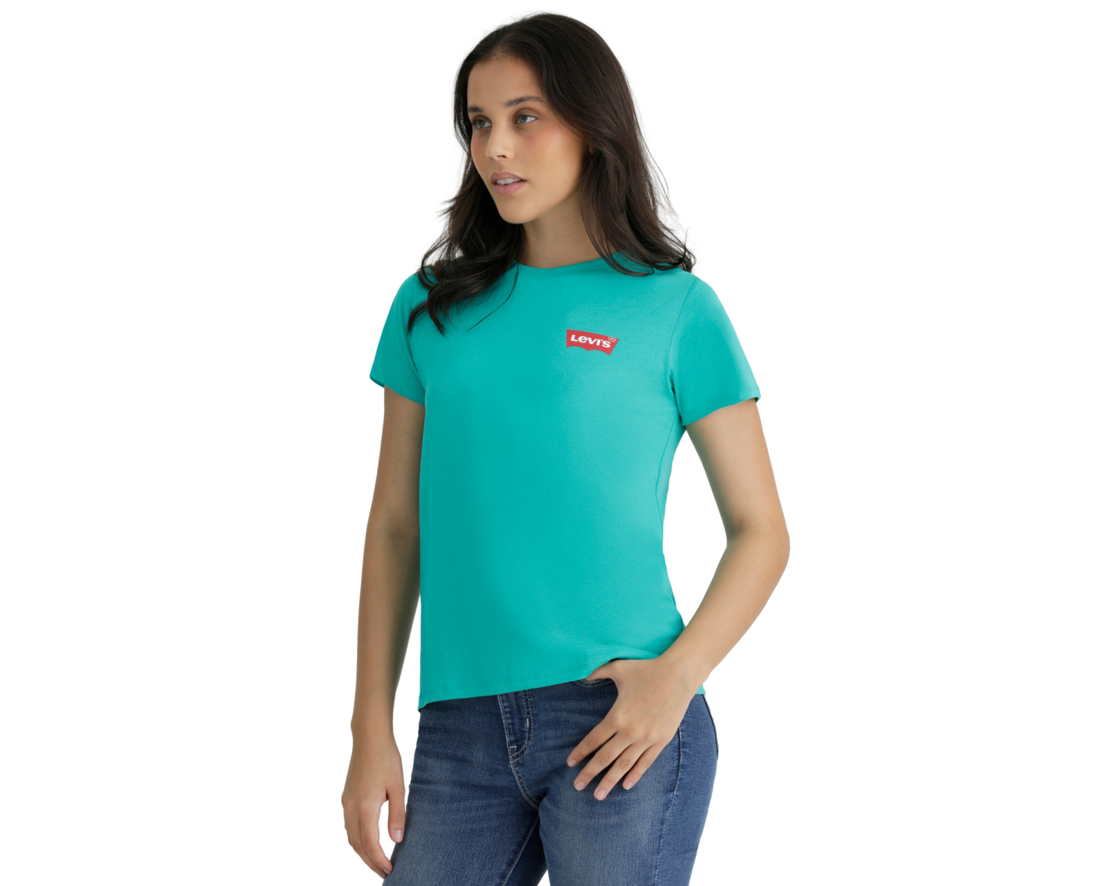 Foto 6 pulgar | Playera Levi’s Perfect Verde para Mujer