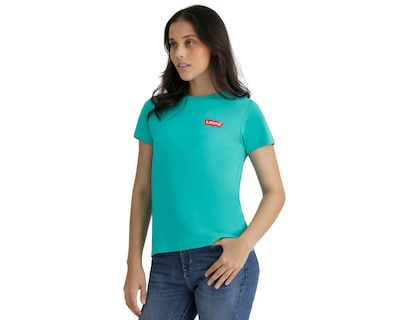 Foto 5 | Playera Levi’s Perfect Verde para Mujer