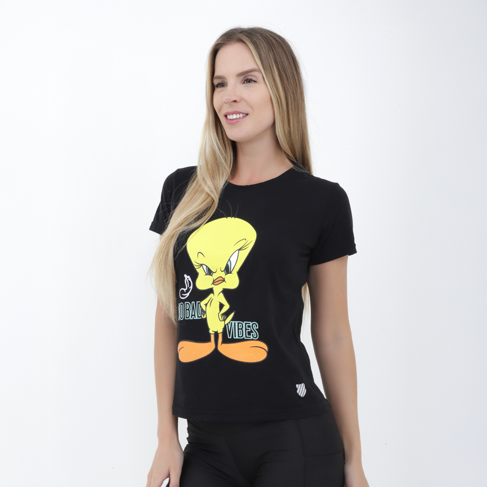 Foto 3 pulgar | Playera Casual Looney K-swiss Para Mujer