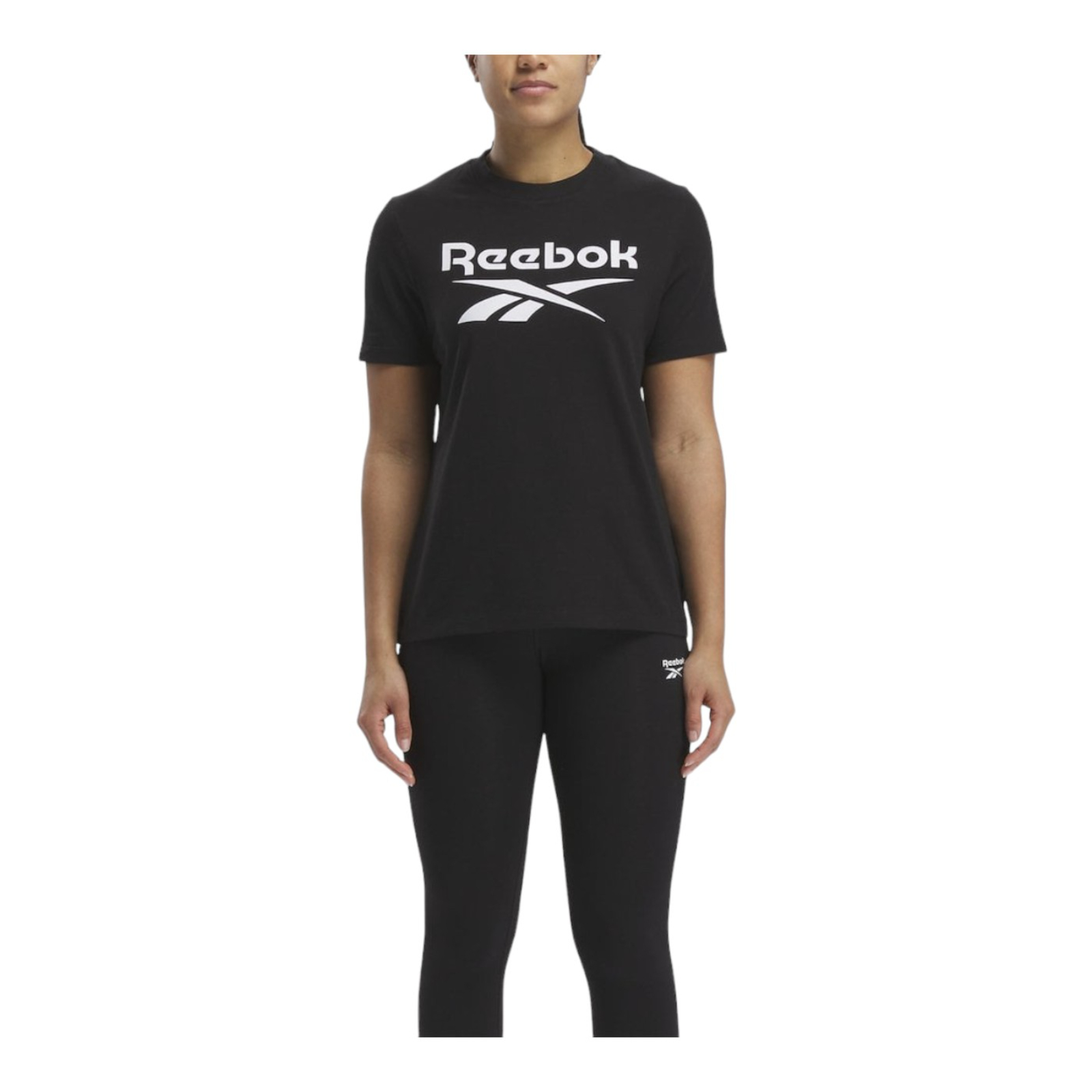 Foto 4 pulgar | Playera Reebok Reebok Identity Big Logo Tee Color Negro Para Mujer Modelo 100034774