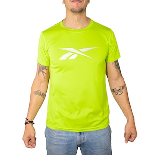 Foto 1 | Playera Reebok T-shirt Color Amarillo Para Mujer Modelo Ts0130