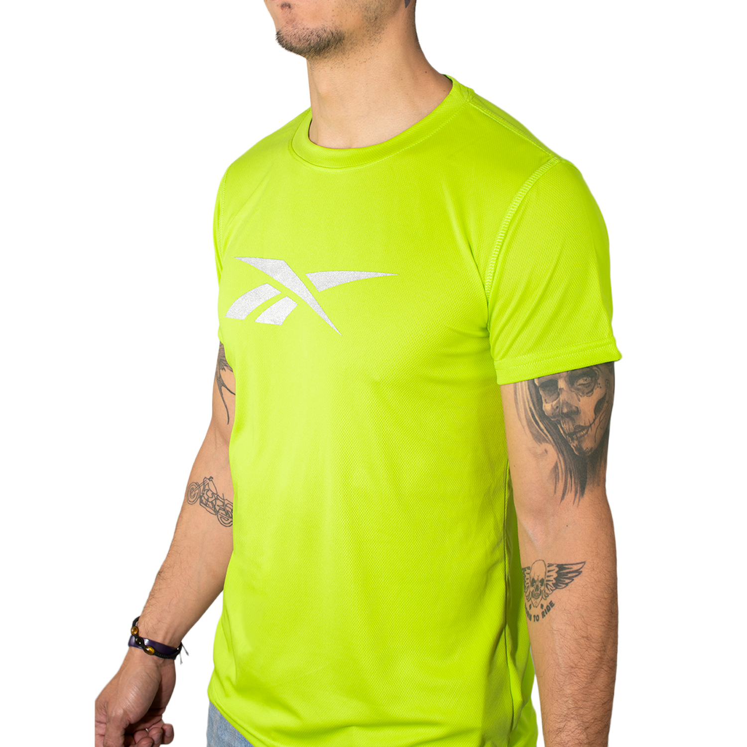 Foto 3 pulgar | Playera Reebok T-shirt Color Amarillo Para Mujer Modelo Ts0130