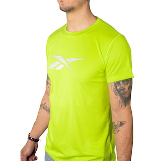 Foto 2 | Playera Reebok T-shirt Color Amarillo Para Mujer Modelo Ts0130