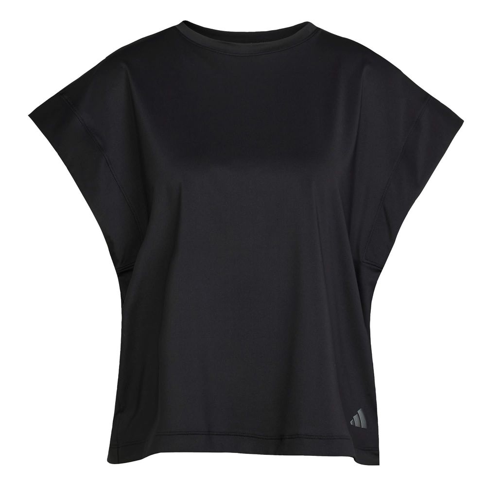 Foto 2 pulgar | Playera Yoga Adidas Negro Mujer