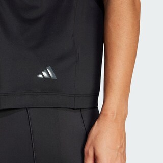 Foto 6 | Playera Yoga Adidas Negro Mujer