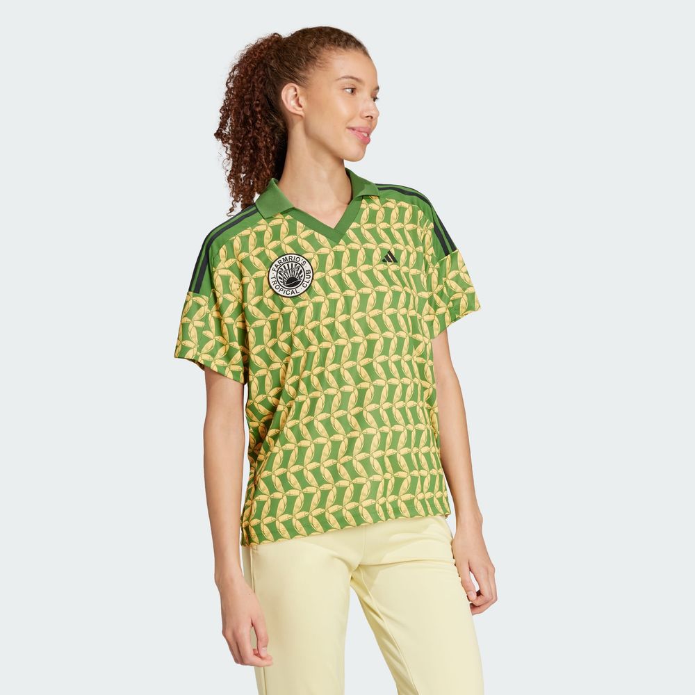 Foto 5 | Farm Tiro Tee Adidas Verde Mujer