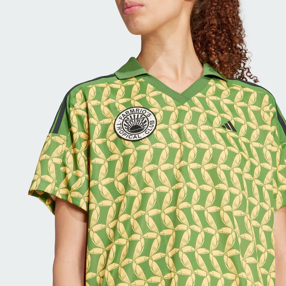 Foto 6 | Farm Tiro Tee Adidas Verde Mujer
