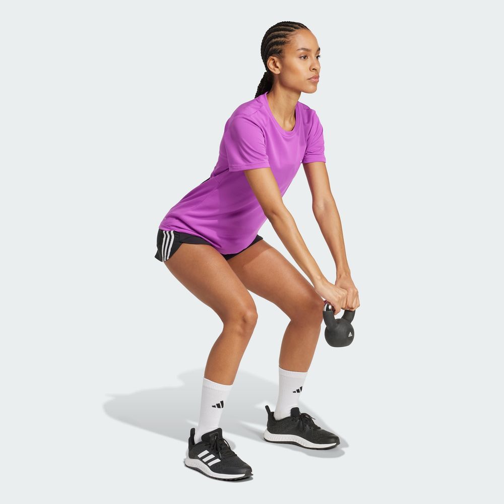 Foto 6 pulgar | Playera Aeroready Designed 2 Move Sport Adidas Violeta Mujer
