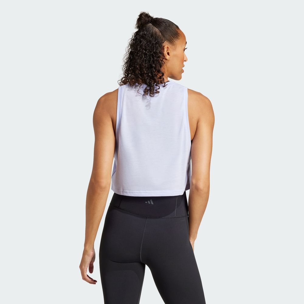 Foto 4 | Bvd Train Essentials Boxy Workout Adidas Violeta Mujer