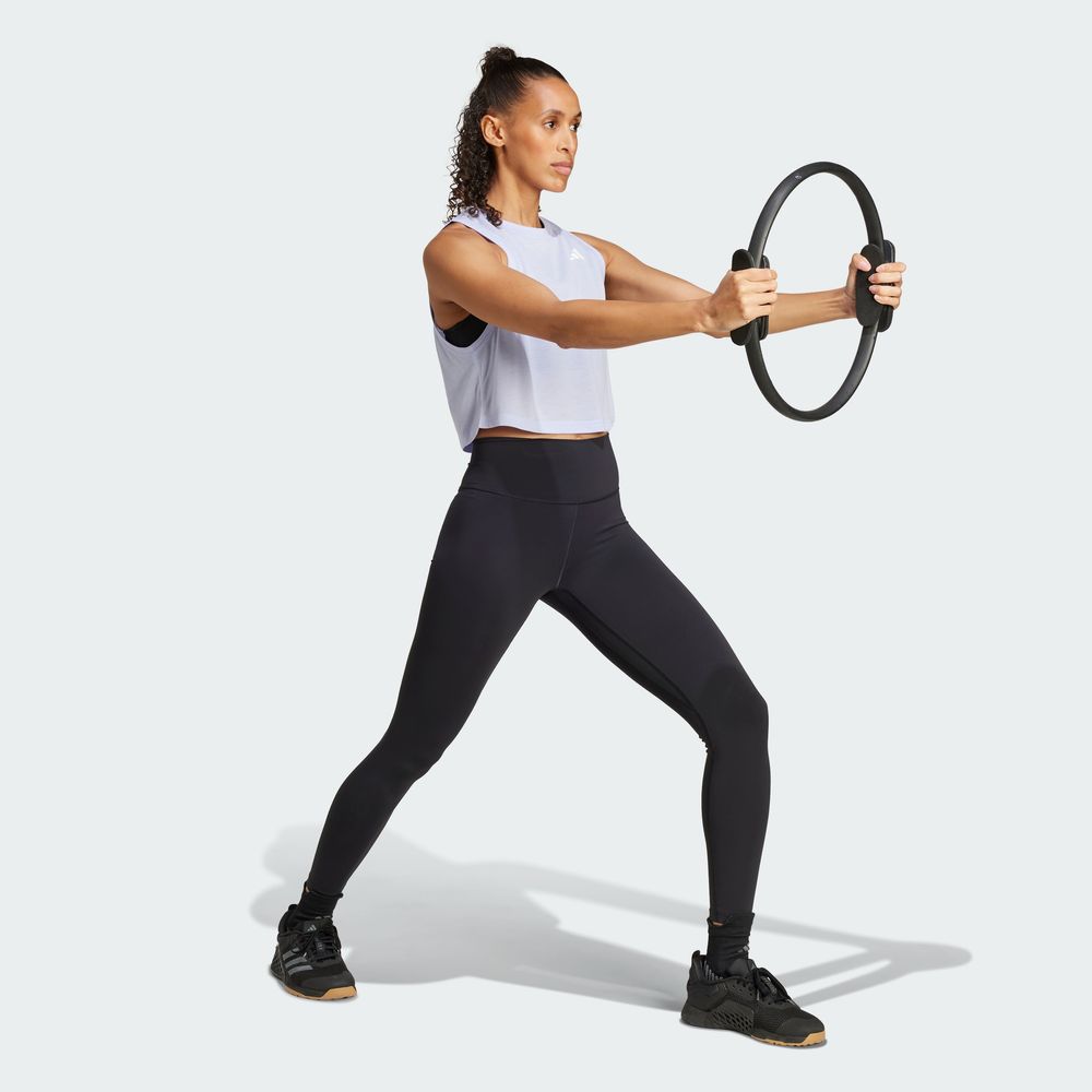 Foto 5 | Bvd Train Essentials Boxy Workout Adidas Violeta Mujer