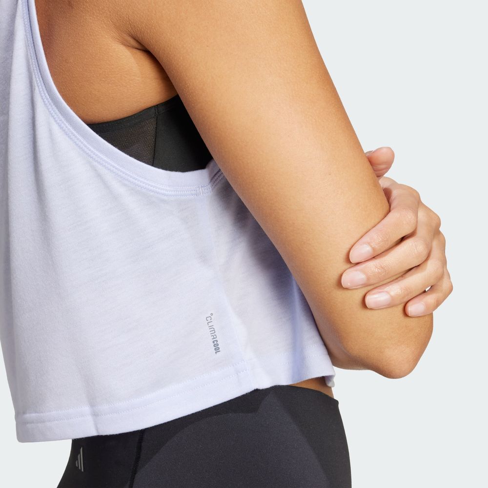 Foto 8 pulgar | Bvd Train Essentials Boxy Workout Adidas Violeta Mujer