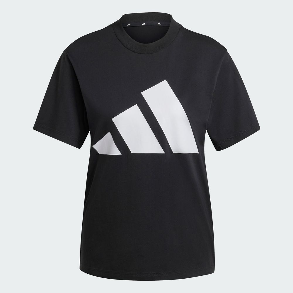 Foto 3 | Playera Essentials Big Logo Adidas Negro para Mujer