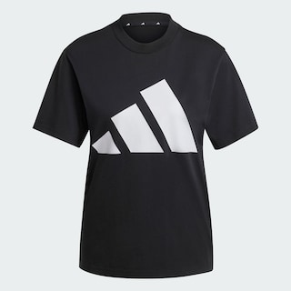 Foto 3 | Playera Essentials Big Logo Adidas Negro para Mujer