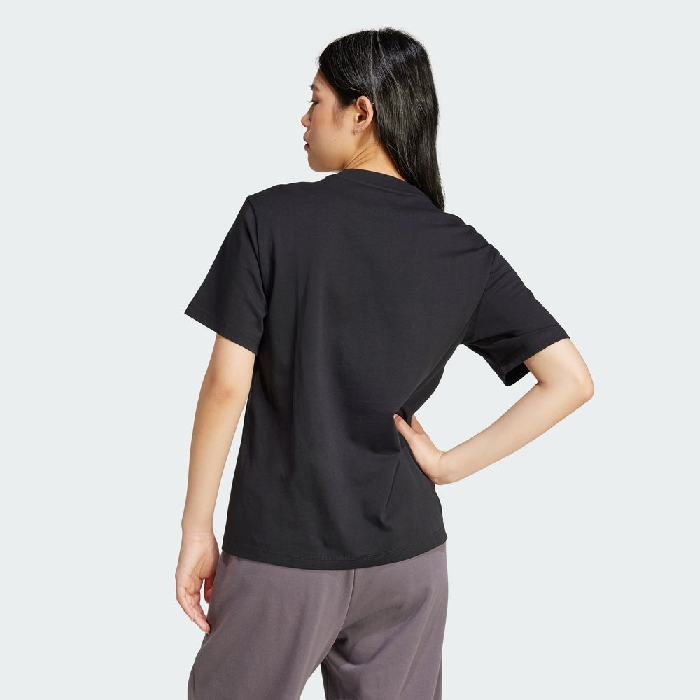 Foto 4 | Playera Essentials Big Logo Adidas Negro para Mujer