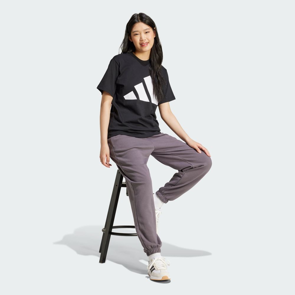 Foto 5 | Playera Essentials Big Logo Adidas Negro para Mujer